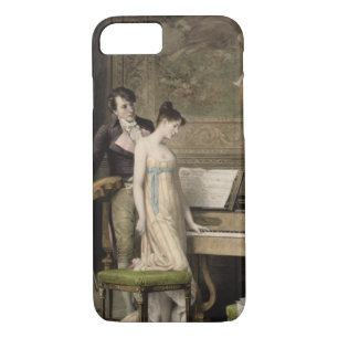 The Duet (mezzotint) iPhone 8/7 Case