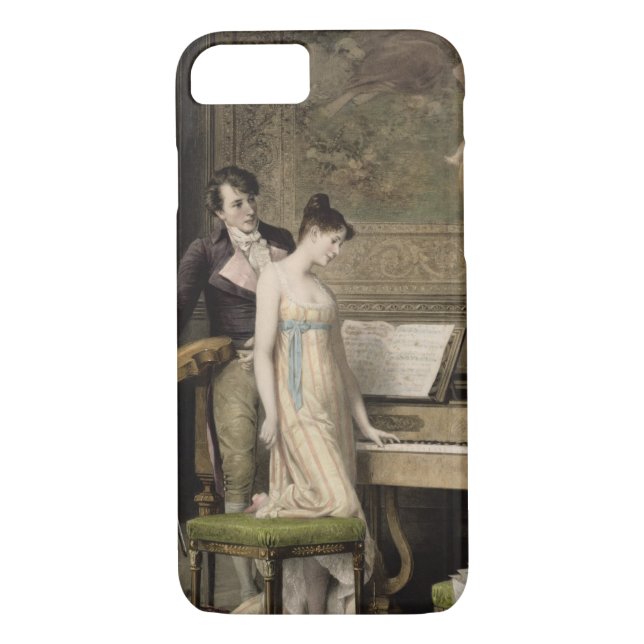 The Duet (mezzotint) Case-Mate iPhone Case (Back)