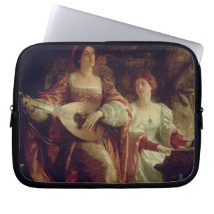 The Duet (oil on canvas) Laptop Sleeve