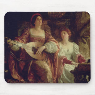 The Duet (oil on canvas) Mouse Pad