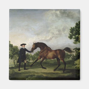 The Duke of Ancaster's bay stallion "Blank" Magnet