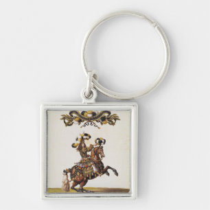 The Duke of Enghien as the King of the Indians Key Ring