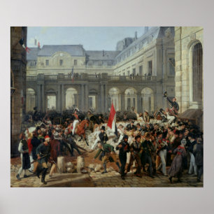 The Duke of Orleans Leaves the Palais-Royal Poster