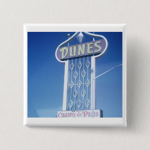 The Dunes Hotel Las Vegas 15 Cm Square Badge