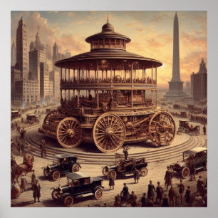 The Duryea Brothers Cars 1861 03X Poster