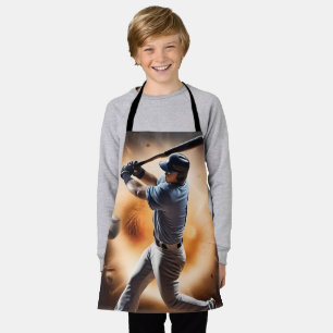 "The Dust-Cloud Showdown: A Pitcher's Fury" Apron