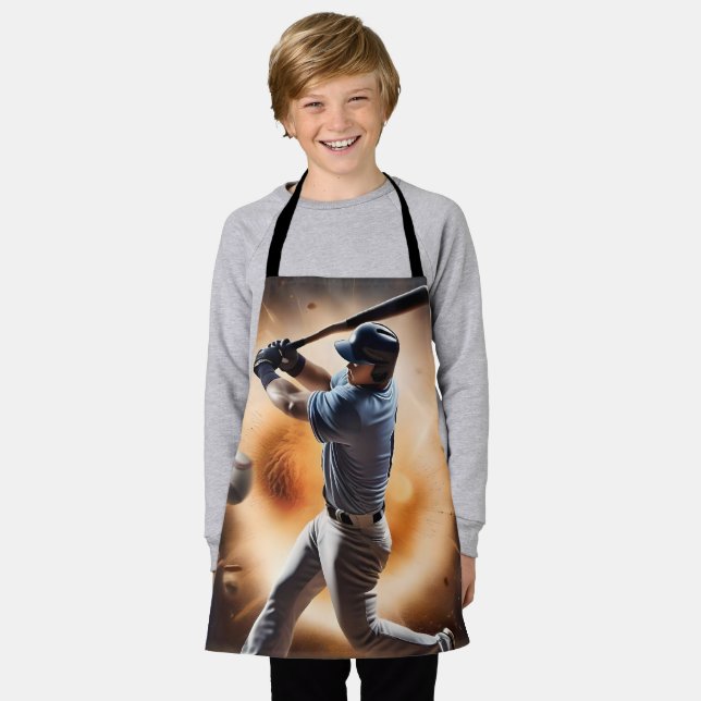 "The Dust-Cloud Showdown: A Pitcher's Fury" Apron (Worn)