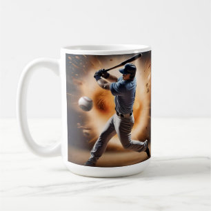 "The Dust-Cloud Showdown: A Pitcher's Fury" Coffee Mug