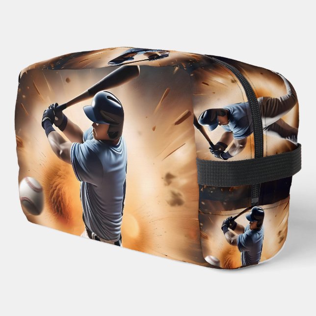 "The Dust-Cloud Showdown: A Pitcher's Fury" Dopp Kit (Left Corner)