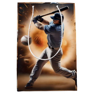 "The Dust-Cloud Showdown: A Pitcher's Fury" Medium Gift Bag