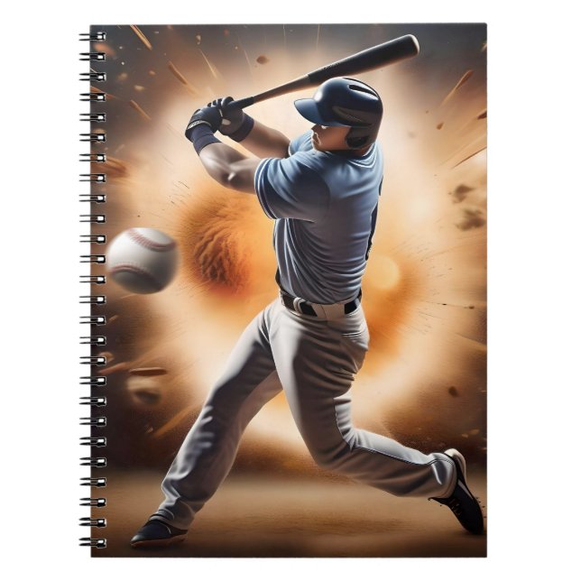 "The Dust-Cloud Showdown: A Pitcher's Fury" Notebook (Front)