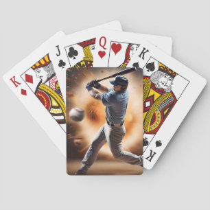 "The Dust-Cloud Showdown: A Pitcher's Fury" Playing Cards