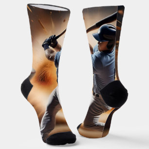 "The Dust-Cloud Showdown: A Pitcher's Fury" Socks