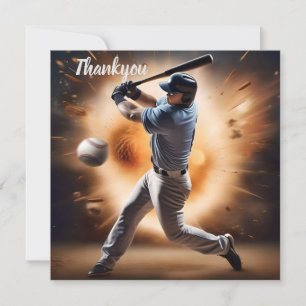 "The Dust-Cloud Showdown: A Pitcher's Fury" Thank You Card