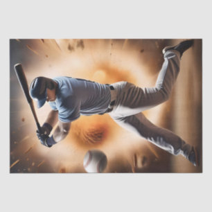 "The Dust-Cloud Showdown: A Pitcher's Fury" Tissue Paper