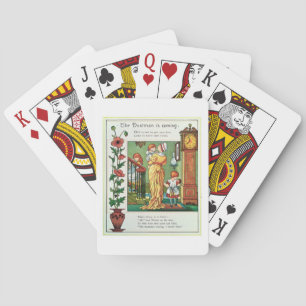 The Dustman is Coming (nursery rhyme illustration) Playing Cards