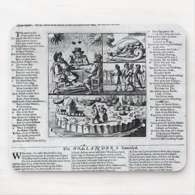 The Dutch Boare dissected Mouse Pad (Front)