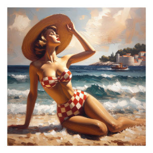 the dynamic energy of Croatia Photo Print