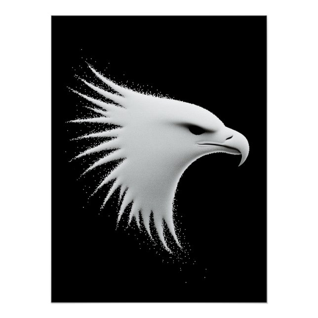 The Eagle - Abstract Wall Art (Front)