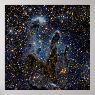 The Eagle Nebula aka The Pillars Of Creation Poster