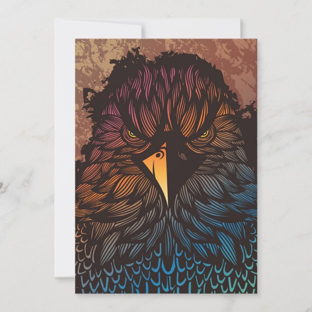 The Eagle Sees Its Prey Save The Date (Front)