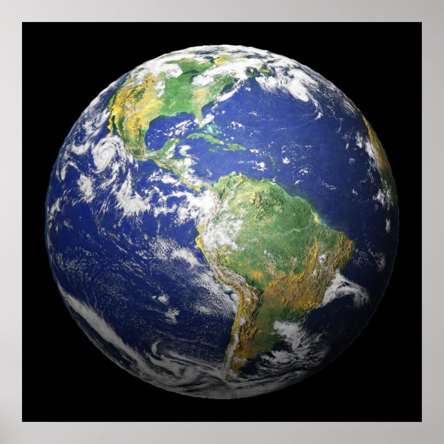 The Earth - 3D Effect Poster (Front)