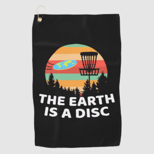 The Earth Is A Disc Golf Towel