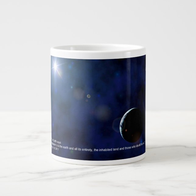 The Earth Large Coffee Mug (Front)