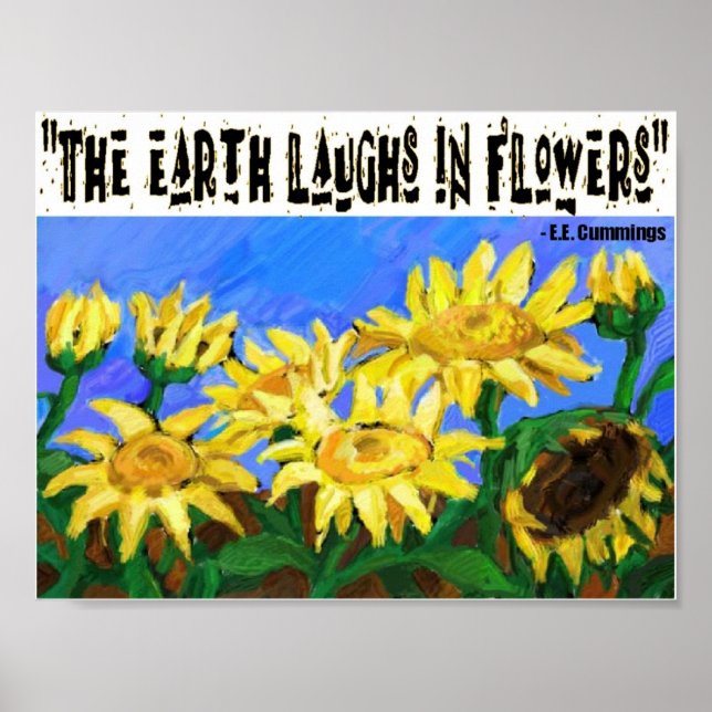 The earth laughs in Flowers poster (Front)