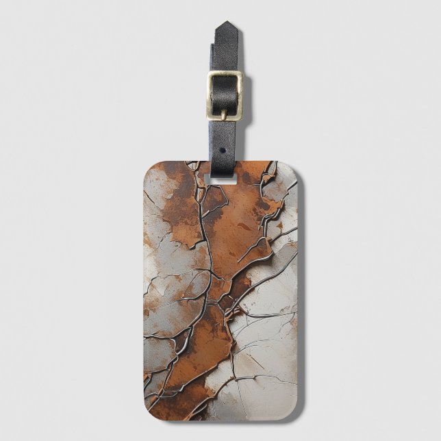 “The Earth’s Clay“ Acrylic Luggage Tag (Front Vertical)