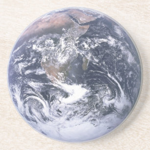 The  Earth seen from Apollo 17 Sandstone Coaster