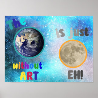 The Earth without Art, Poster
