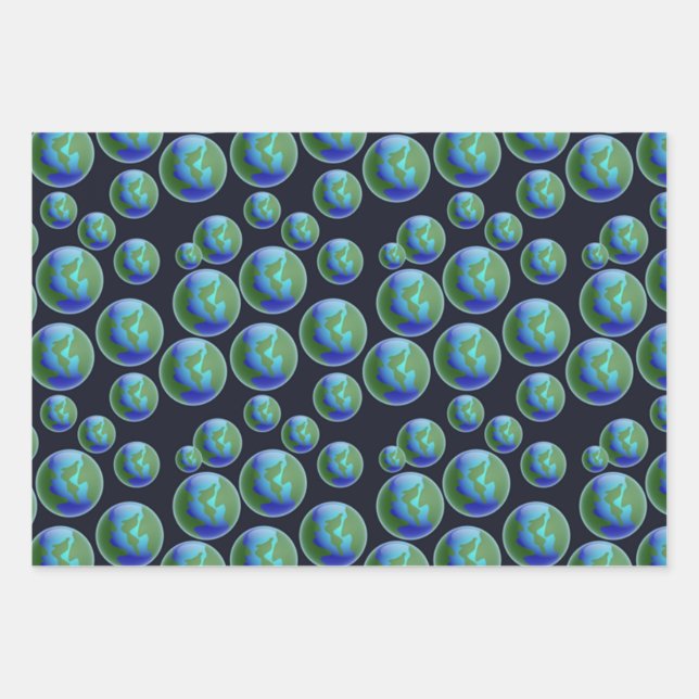The Earth Wrapping Paper Sheet (Front)