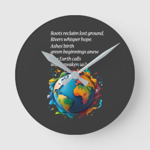 "The Earth's Call: Will We Listen"? Environmental Round Clock