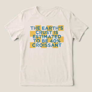 The Earth's Croissant Tri-Blend Shirt