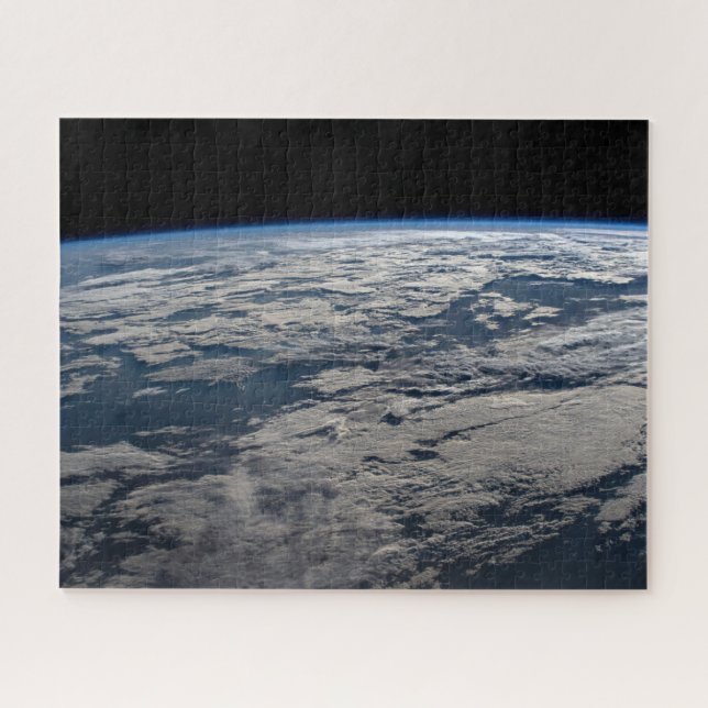 The Earth's Limb Above A Cloudy Western Australia. Jigsaw Puzzle (Horizontal)