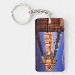 The East River, Brooklyn Bridge, Manhattan Key Ring