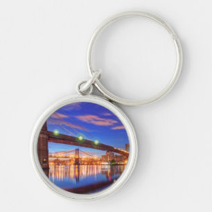 The East River, Brooklyn Bridge, Manhattan Key Ring