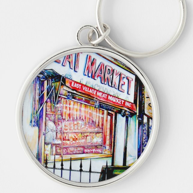 The East Village's Garden of Wisdom Key Ring (Front)