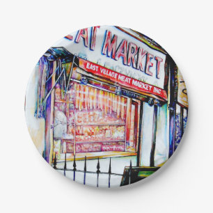 The East Village's Garden of Wisdom Paper Plate