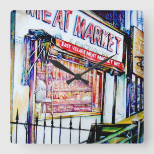 The East Village's Garden of Wisdom Square Wall Clock