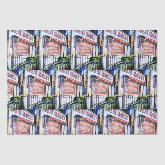 The East Village's Garden of Wisdom Tissue Paper (Front)