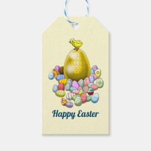 The Easter Chick and the Golden Easter Egg Gift Tags