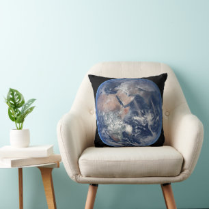 The Eastern Hemisphere On Planet Earth. Cushion