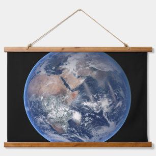 The Eastern Hemisphere On Planet Earth. Hanging Tapestry