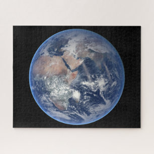The Eastern Hemisphere On Planet Earth. Jigsaw Puzzle