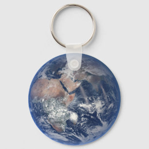 The Eastern Hemisphere On Planet Earth. Key Ring