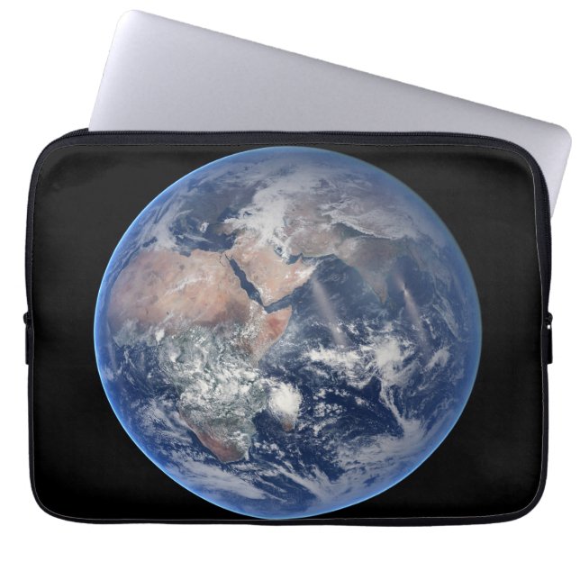The Eastern Hemisphere On Planet Earth. Laptop Sleeve (Front)