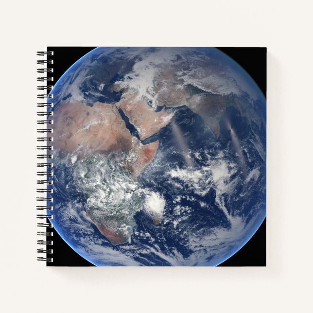 The Eastern Hemisphere On Planet Earth. Notebook (Front)