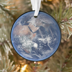 The Eastern Hemisphere On Planet Earth. Ornament